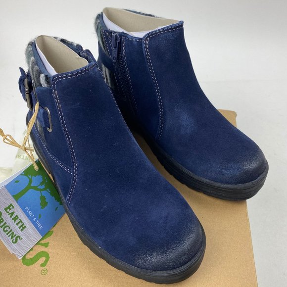 Earth Origins Water Repellent Suede Ankle Boots - Picture 5 of 7